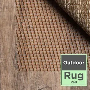 Outdoor rug pad | Cherry City Interiors and Design